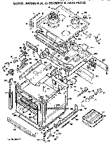 Body Diagram and Parts List for JMP26GJ5  General Electric Range