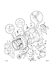 Part Location Diagram of 134362000 GE SHELL