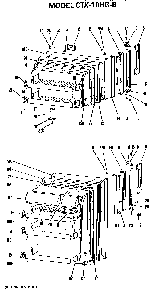 Doors Diagram and Parts List for CTX18HGB  Hotpoint Refrigerator