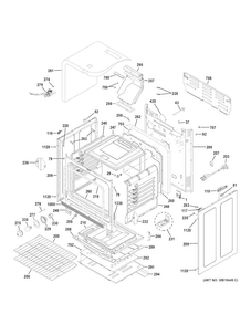 Body Parts Diagram and Parts List for JGB660SEJ2SS  General Electric Range