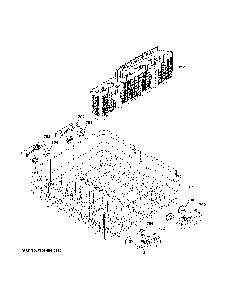 Lower rack assembly Diagram and Parts List for GDF530PGM3BB  General Electric Dishwasher