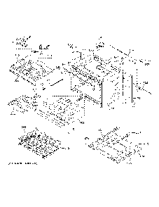 Lower Oven Diagram and Parts List for PTD7000SN3SS  General Electric Wall Oven