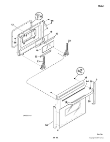 Part Location Diagram of 903028-9030 Frigidaire TRIM
