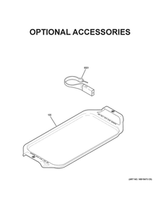Optional Accessories Diagram and Parts List for CHP95302M6SS  General Electric Cooktop