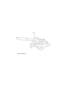 Door Lock Diagram and Parts List for JB250RK1SS  General Electric Range