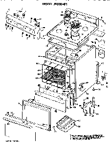 Part Location Diagram of WB7X7084 GE DISCONTINUED