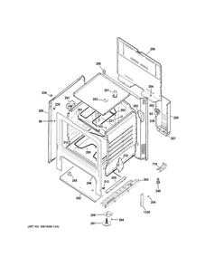 Part Location Diagram of WB02X32405 GE Anti-Tip Bracket Assembly