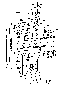Fresh Food Section Diagram and Parts List for TFX24PRAXBB  General Electric Refrigerator