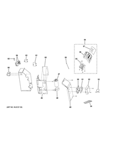 Control Parts Diagram and Parts List for AJEM12DCFL1  General Electric Air Conditioner
