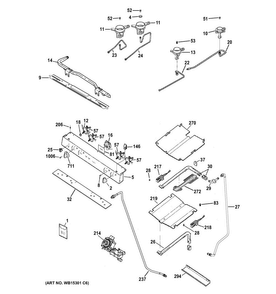 Part Location Diagram of 49-85230 GE Pm gas quick guide