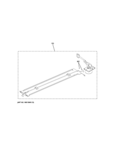 Door Lock Diagram and Parts List for PS950SF3SS  General Electric Range