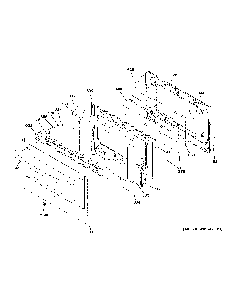 Lower Door Diagram and Parts List for PGB960SEJ6SS  General Electric Range