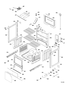 Part Location Diagram of WS01F00426 GE HARNESS COOKTOP