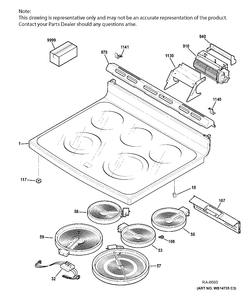 Part Location Diagram of WS01F02351 GE RELEVATOR