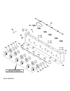 Part Location Diagram of WB24X39915 GE SWITCH LED ASM