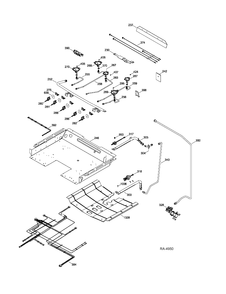 Part Location Diagram of WS01L00003 GE PAD END CAP