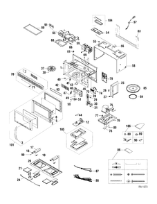 Part Location Diagram of WG02F01561 GE SWITCH - WB24X10047
