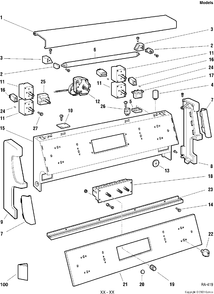 Part Location Diagram of WB19M294 GE NO LONGER AVAILABLE