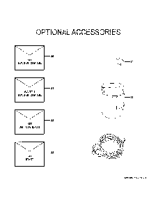 Optional Accessories Diagram and Parts List for NS18A48TA400  General Electric Air Conditioner
