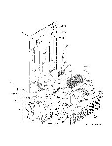 Machine Compartment Diagram and Parts List for GSS25GGPFCBB  General Electric Refrigerator
