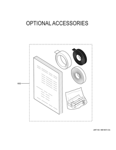 OPTIONAL ACCESSORIES Diagram and Parts List for ZHU30RQDL1BB  General Electric Range