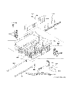 Upper Rack Assembly Diagram and Parts List for CDT800P2N4S1  General Electric Dishwasher