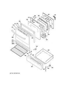 Part Location Diagram of WB56X26248 GE DRAWER Assembly