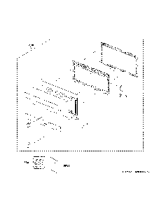 Door Parts Diagram and Parts List for ZSA1202P1SS  General Electric Microwave