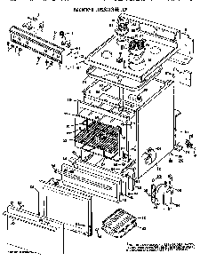 Part Location Diagram of WBO1X560 GE Spacer