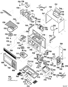 Part Location Diagram of WG02F06797 GE MOTOR