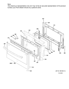 Part Location Diagram of 31-11057 GE PM INSTALL INSTRUCTIONS