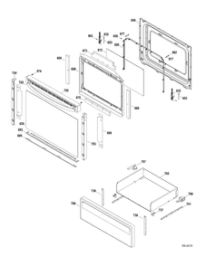 Part Location Diagram of WB63M363 GE DIVIDER WIRING