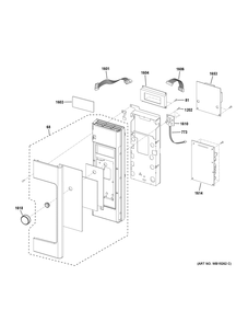 CONTROL PARTS Diagram and Parts List for PSA9120SF4SS  General Electric Range