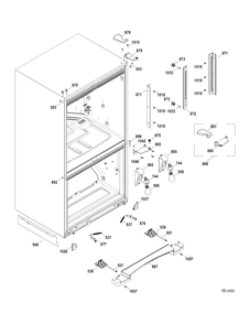 MISCELLANEOUS PARTS Diagram and Parts List for PDRS0MBYCLSS  General Electric Refrigerator