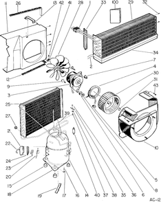 Part Location Diagram of WJ2M10 GE NO LONGER AVAILABLE
