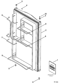 Part Location Diagram of WR2K37 GE COVER RELAY