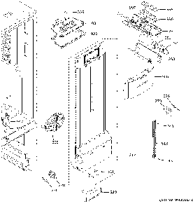 Fresh food section Diagram and Parts List for GNE25JMKNFES  General Electric Refrigerator