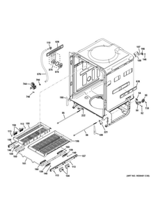 Body Parts Diagram and Parts List for PDT760SIJ7II  General Electric Dishwasher