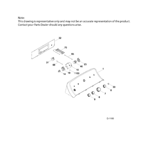 CONTROLS SYSTEM Diagram and Parts List for GTD45GAMJ1WS  General Electric Dryer