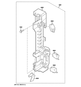 Latch Board Parts Diagram and Parts List for CVM1790SS4SS  General Electric Microwave