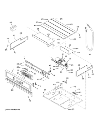 Part Location Diagram of 31-11109 GE Pm Install Instructions