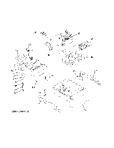 Ice Maker And Dispenser Diagram and Parts List for GZS22DGJXFWW  General Electric Refrigerator