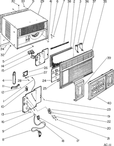 Part Location Diagram of WJ12X171 GE KNOB