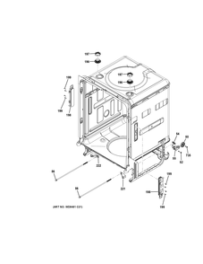 BODY PARTS 2 Diagram and Parts List for ZDT915SSJ2SS  General Electric Dishwasher