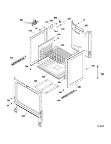 Part Location Diagram of 183D9409P015 GE PM MINI MANUAL