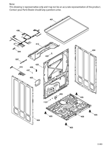STRUCTURE Diagram and Parts List for GTX18ESBJ0WW  General Electric Dryer