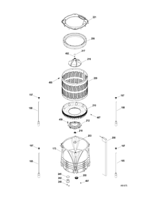 Part Location Diagram of WW01A00002 GE CLAMP