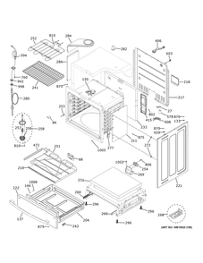 Body Parts Diagram and Parts List for PHS930YPAFS  General Electric Range