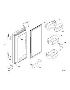 Part Location Diagram of 355B1024P006 GE NO LONGER AVAILABLE