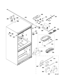 Part Location Diagram of WR01F01877 GE TUBE IM FILL Assembly